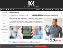 Tablet Screenshot of lipinski-kamil.pl